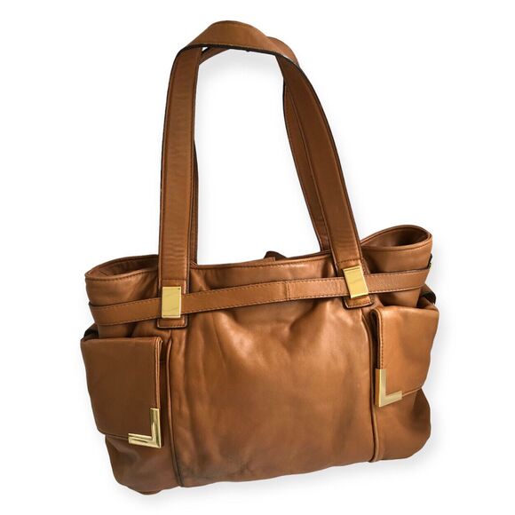 Michael Kors brown super soft leather handbag COA - Picture 2 of 15